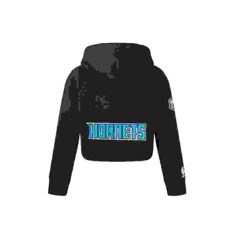 Pro Standard NBA Charlotte Hornets Classic Little Girls' Black Fleece Full-Zip Jacket